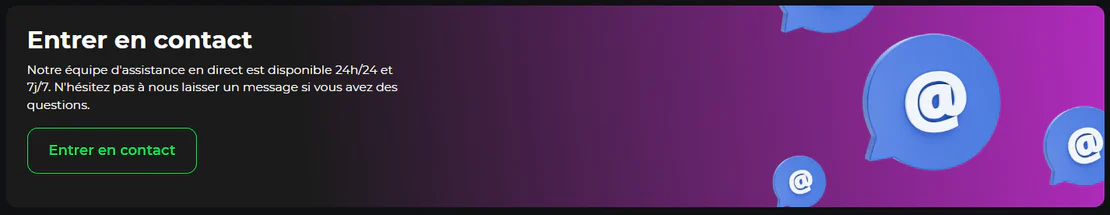 Betify Casino assistance en direct disponible 24h/24 et 7j/7 avec option de contact